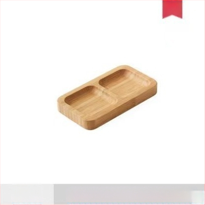 Japoniška medinė džiovintų vaisių lėkštė, užkandžių dėžutė, pagardų padažo indas, bambuko skyreliais užkandžiai, džiovintų vaisių dėžutės papuošalai