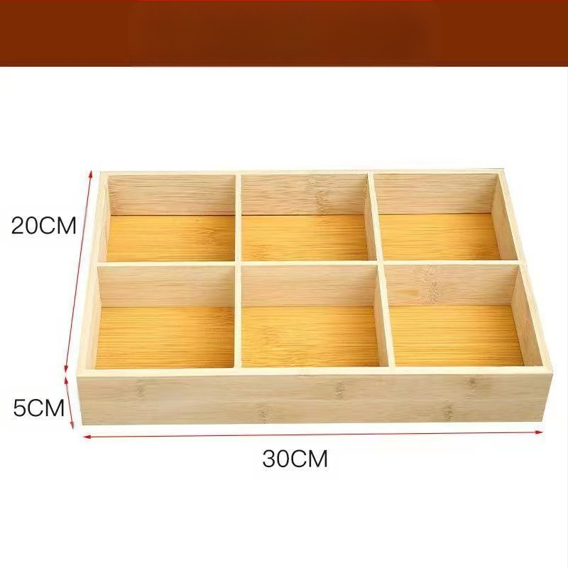 Japoniška medinė džiovintų vaisių lėkštė, užkandžių dėžutė, pagardų padažo indas, bambuko skyreliais užkandžiai, džiovintų vaisių dėžutės papuošalai