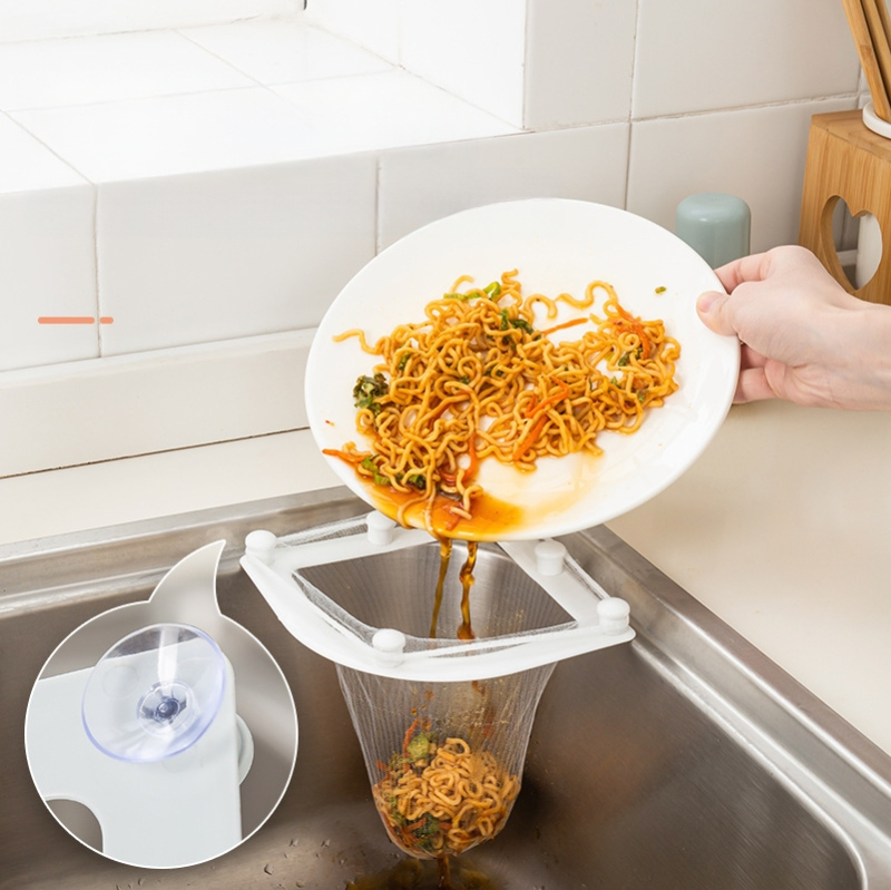 Самостоятелна торба за оттичане за кухненска мивка, торба за еднократна употреба, торба за остатъци от супа, торба за боклук, антиблокираща филтърна торба