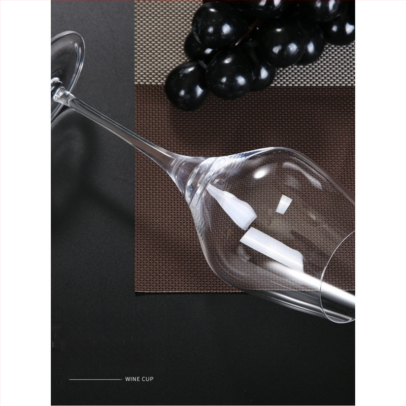 Kaldus punase veini klaasi loominguline kristall Burgundia Bordeaux kõrge šampanjaklaasi komplekt, mis on hulgimüügiks valmis lihtsas stiilis