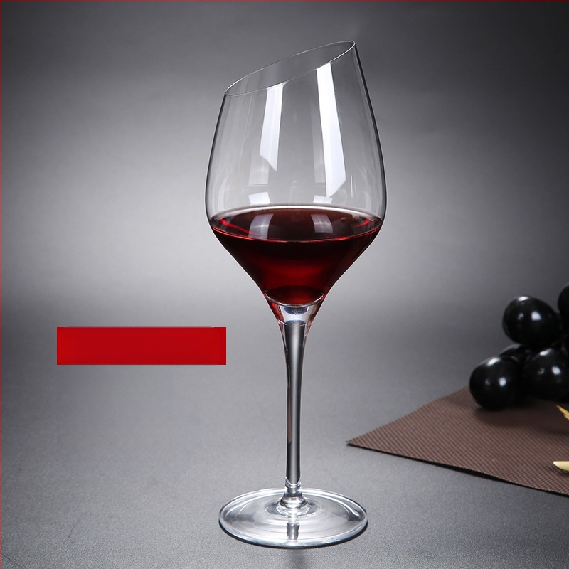 Kaldus punase veini klaasi loominguline kristall Burgundia Bordeaux kõrge šampanjaklaasi komplekt, mis on hulgimüügiks valmis lihtsas stiilis