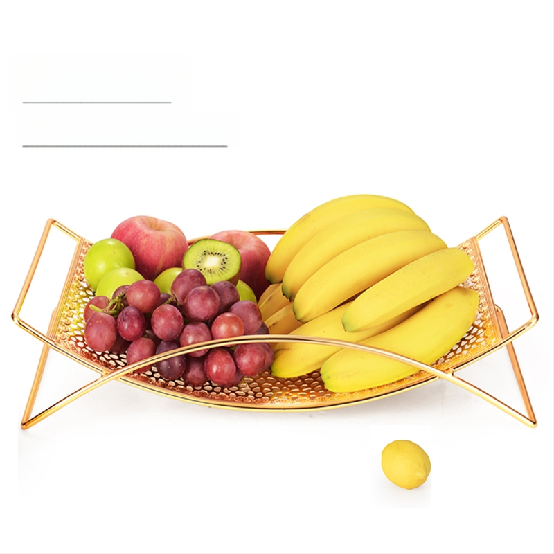 Кошница с плодове на едро, креативна всекидневна, европейски стил, домакинска масичка за кафе, трислойна стойка за закуски, популярна в интернет, голяма многослойна за съхранение