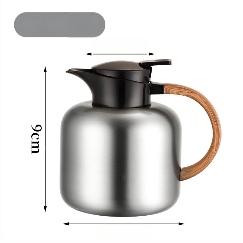 Arbatos vakuuminis puodas Dvisluoksnis šilumos izoliacinis termosas Apsauginis nuo nudegimų Didelės talpos šilumos išsaugojimo butelis Aukštos kokybės dovanos