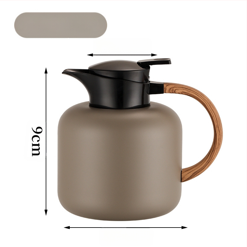 Arbatos vakuuminis puodas Dvisluoksnis šilumos izoliacinis termosas Apsauginis nuo nudegimų Didelės talpos šilumos išsaugojimo butelis Aukštos kokybės dovanos