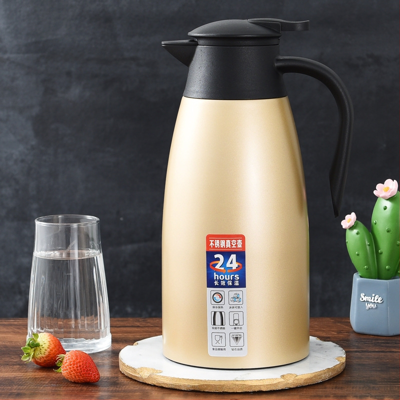 Arbatos vakuuminis puodas Dvisluoksnis šilumos izoliacinis termosas Apsauginis nuo nudegimų Didelės talpos šilumos išsaugojimo butelis Aukštos kokybės dovanos