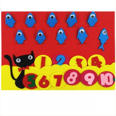 Παιχνίδια Γωνίας για Χώρο Δραστηριοτήτων Νηπιαγωγείου Σπιτικά Ψηφιακά Εκπαιδευτικά Παιχνίδια Βοηθήματα Διδασκαλίας Μη Υφαντό Τσόχα Χειροποίητα Υλικά