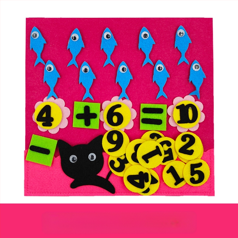 Παιχνίδια Γωνίας για Χώρο Δραστηριοτήτων Νηπιαγωγείου Σπιτικά Ψηφιακά Εκπαιδευτικά Παιχνίδια Βοηθήματα Διδασκαλίας Μη Υφαντό Τσόχα Χειροποίητα Υλικά