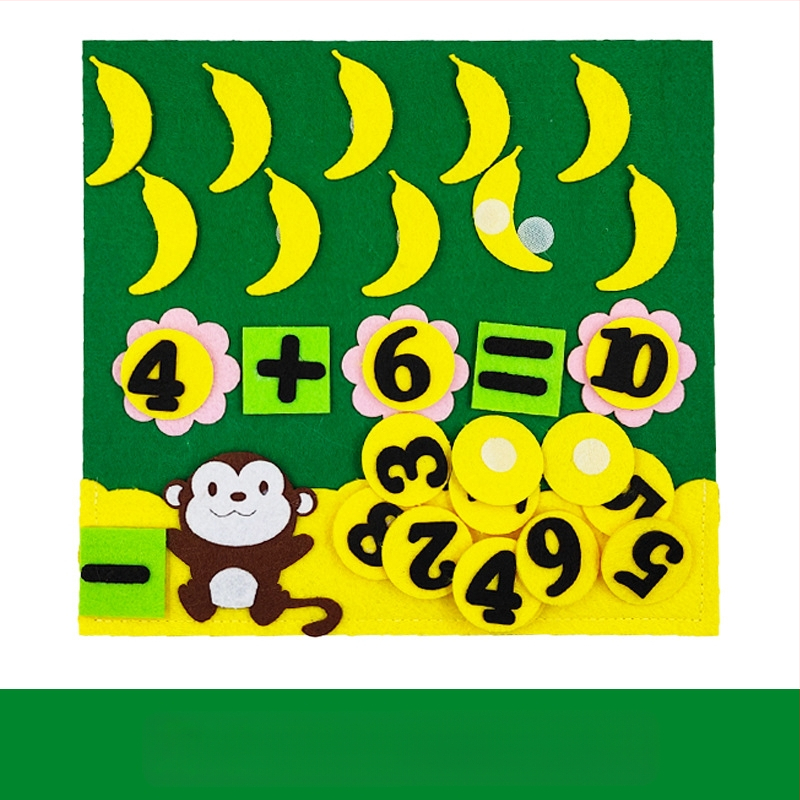 Παιχνίδια Γωνίας για Χώρο Δραστηριοτήτων Νηπιαγωγείου Σπιτικά Ψηφιακά Εκπαιδευτικά Παιχνίδια Βοηθήματα Διδασκαλίας Μη Υφαντό Τσόχα Χειροποίητα Υλικά