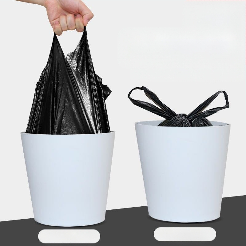 На склад безплатна доставка черна удебелена домакинска кухненска подвижна точка за прекъсване, преносима жилетка, торба за боклук, фабрика на едро