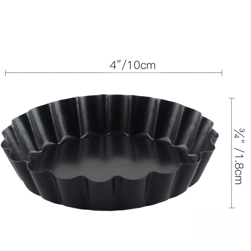 4 colių kiaušinių pyrago formos, tinkančios obuolių pyrago lėkštei, apvali, gyva dugnu, nėrinių kepimo pyrago forma, mini kepimo skarda orkaitėje