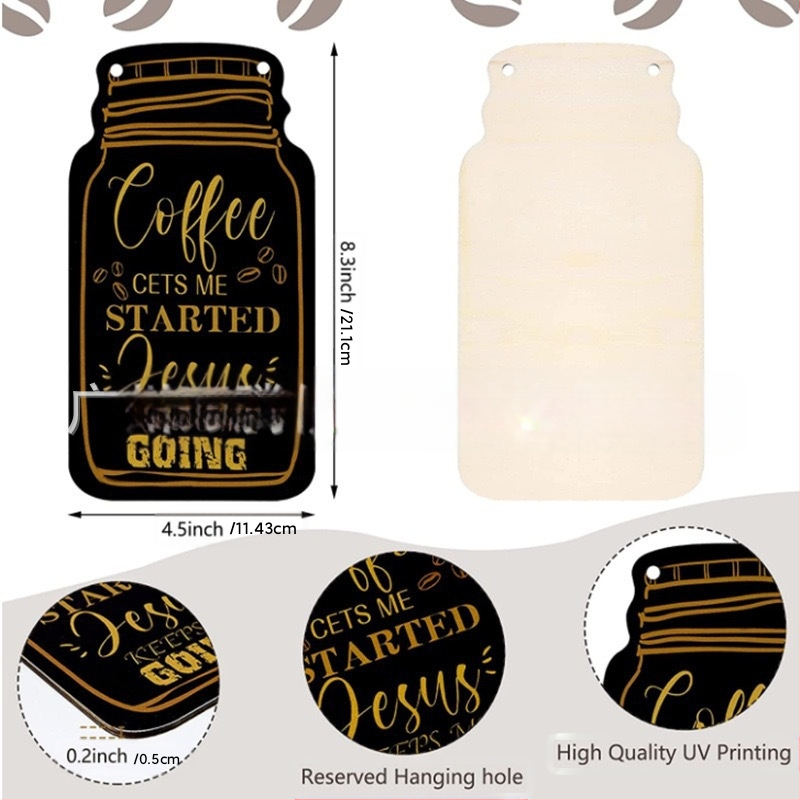 Tarpvalstybinis 2 vintažinio stiliaus klasikinis medinis kavos raidės logotipas namų virtuvės dekoravimui kaimiško stiliaus medinis sąrašas