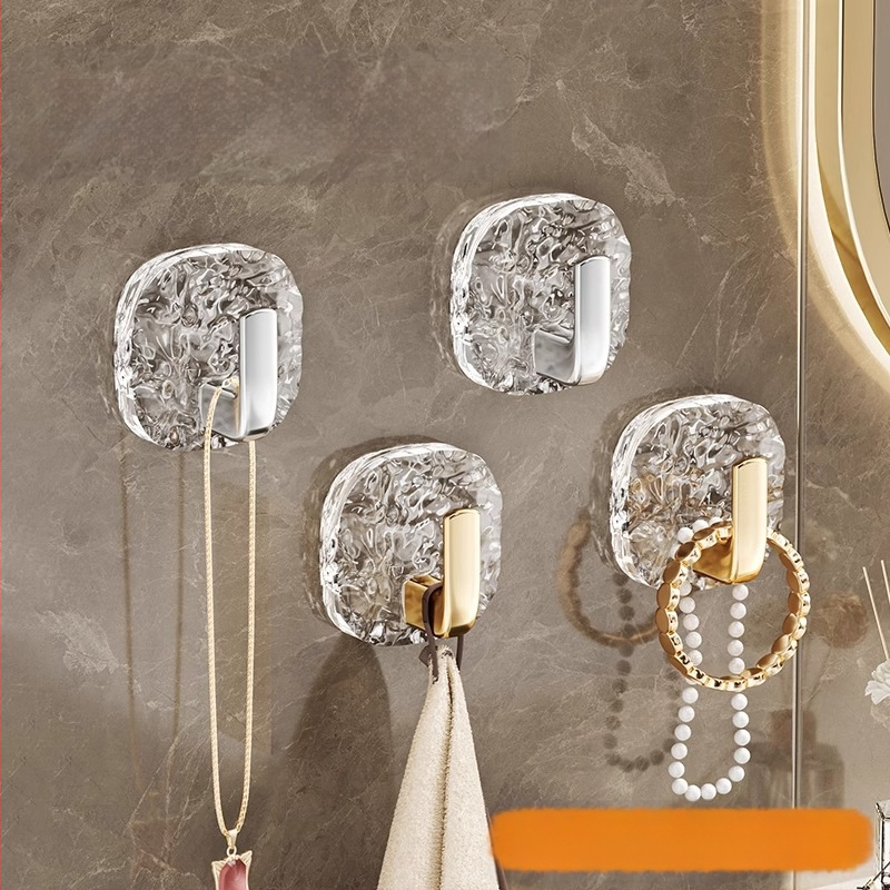 Kerge luksuslik liustikukonks Tugevalt liimitav õmblusteta perforeerimata tualettpastakonks Köögiukse õhupuhasti konks