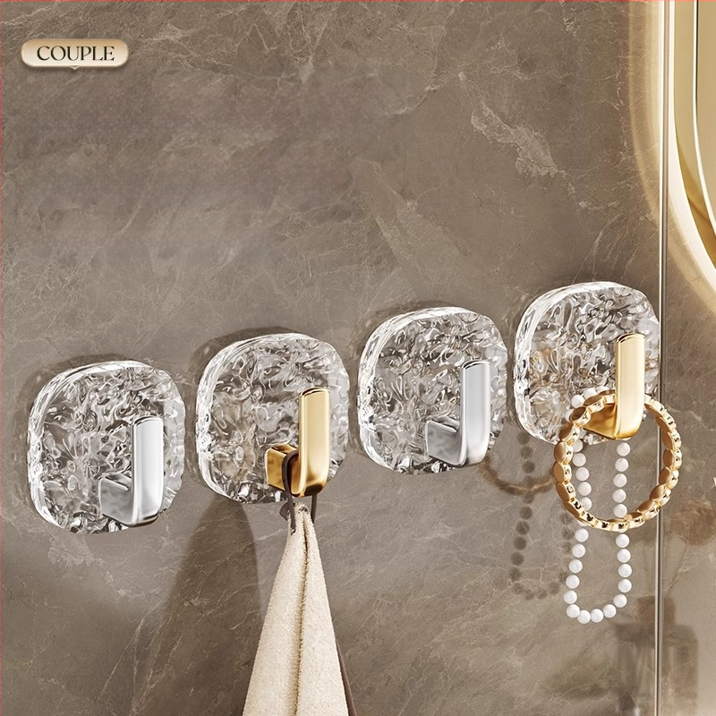 Kerge luksuslik liustikukonks Tugevalt liimitav õmblusteta perforeerimata tualettpastakonks Köögiukse õhupuhasti konks