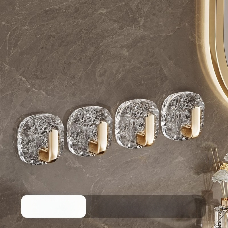 Kerge luksuslik liustikukonks Tugevalt liimitav õmblusteta perforeerimata tualettpastakonks Köögiukse õhupuhasti konks