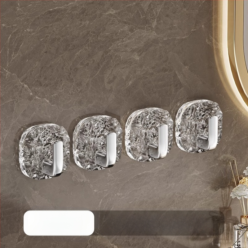 Kerge luksuslik liustikukonks Tugevalt liimitav õmblusteta perforeerimata tualettpastakonks Köögiukse õhupuhasti konks