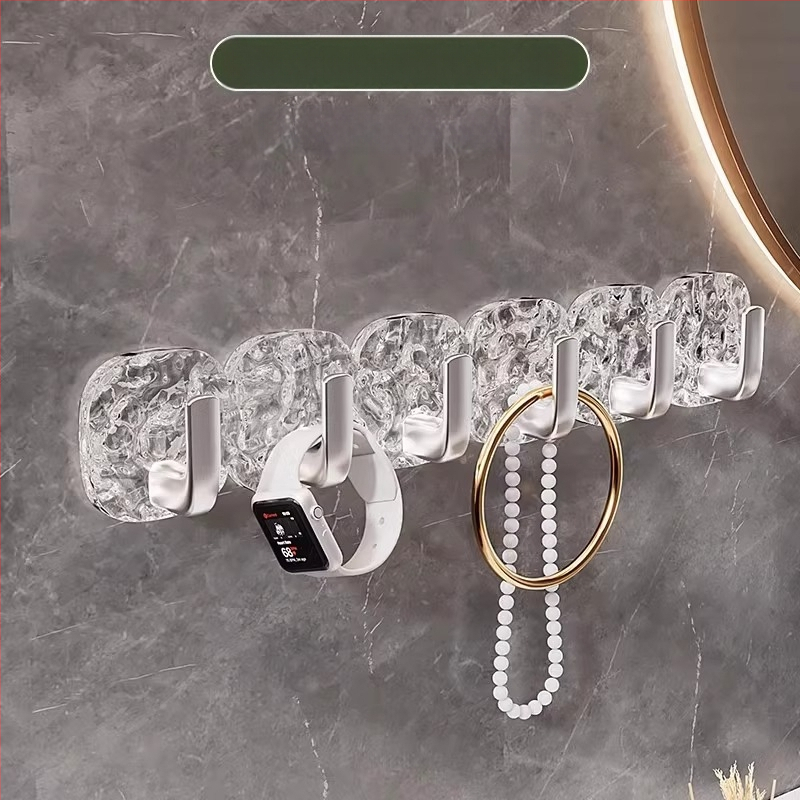 Kerge luksuslik liustikukonks Tugevalt liimitav õmblusteta perforeerimata tualettpastakonks Köögiukse õhupuhasti konks