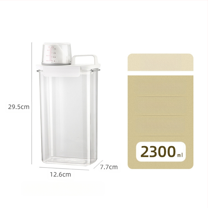 Japoniška skalbinių ploviklio laikymo dėžė vonios kambariui, skalbinių ploviklio laikymo bakelis, permatoma akrilinė dėžutė namams, kasdieniai reikmenys