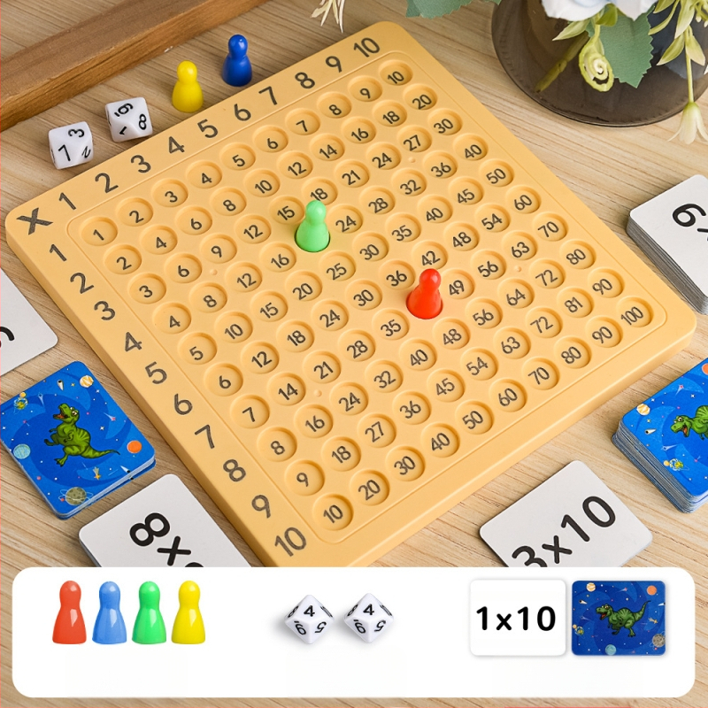 Таблица с формули за умножение девет на девет, математика за начално училище, детски пъзел, 99, умножение, настолна игра за ранно образование, учебни помагала, външна търговия, трансгранични играчки