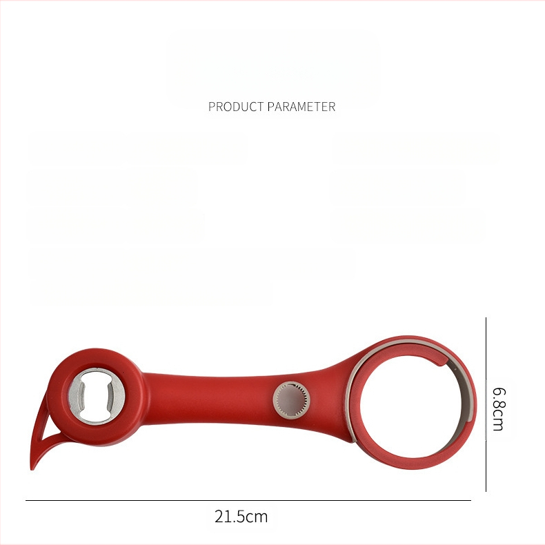 Didmeninė prekyba plastikiniais keturių viename butelių atidarytuvais, kūrybingais pasukamais dangteliais, atvirais alaus skardinėmis, buitiniais daugiafunkciniais butelių atidarytuvais