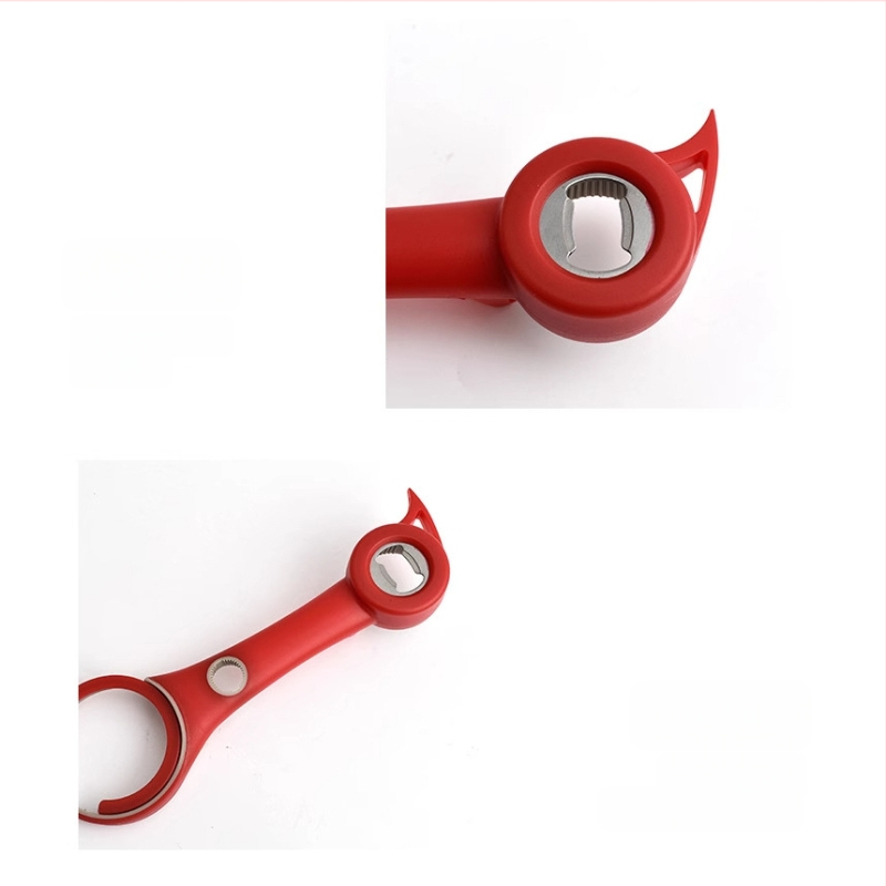 Didmeninė prekyba plastikiniais keturių viename butelių atidarytuvais, kūrybingais pasukamais dangteliais, atvirais alaus skardinėmis, buitiniais daugiafunkciniais butelių atidarytuvais