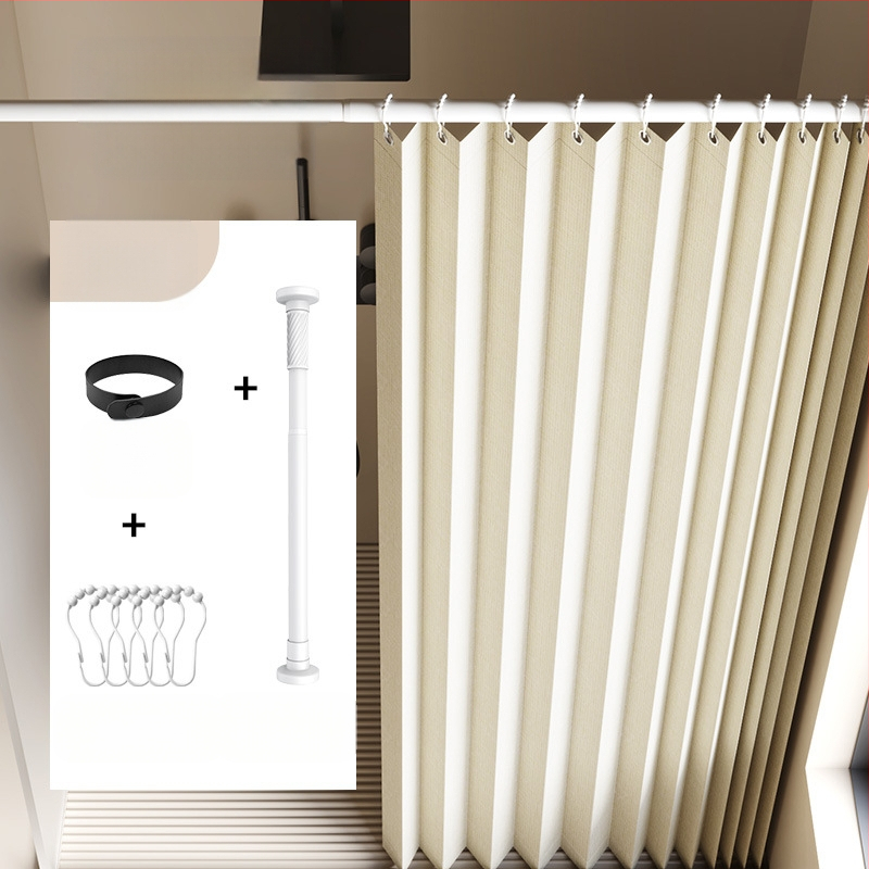 Összecsukható zuhanyfüggöny fürdőszobai vízálló, penészálló, nedves és száraz elválasztó függöny fürdőszobai függöny szövet függöny, csúcskategóriás zuhanyfüggöny