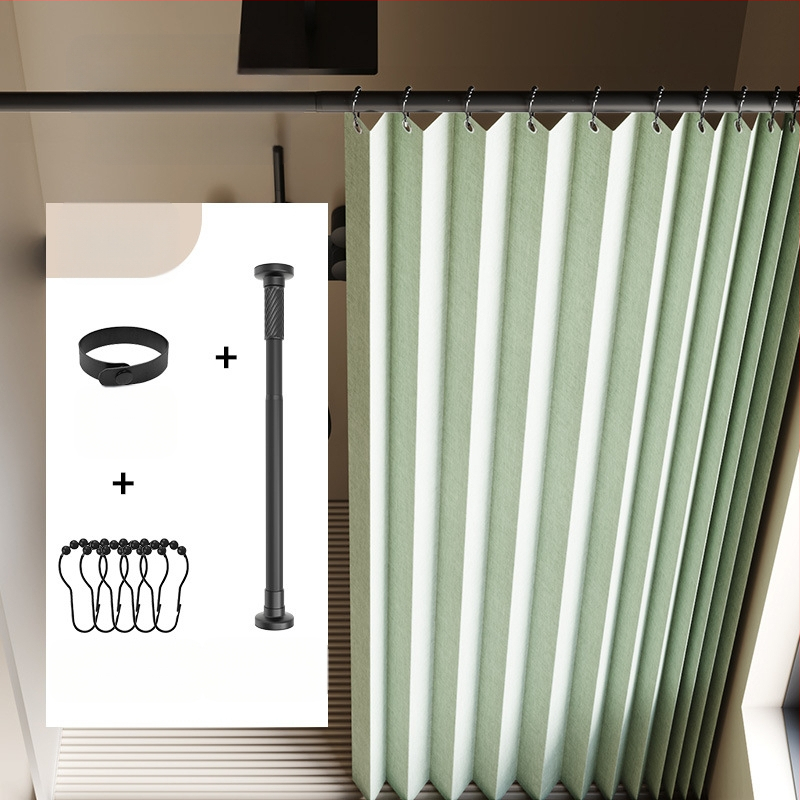 Összecsukható zuhanyfüggöny fürdőszobai vízálló, penészálló, nedves és száraz elválasztó függöny fürdőszobai függöny szövet függöny, csúcskategóriás zuhanyfüggöny