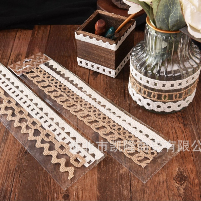 Naturaalsest linasest pastast klaaskeraamiline tass, dekoratiivne linane, liimiga lilleline, iselõikatav, ise kasutamiseks