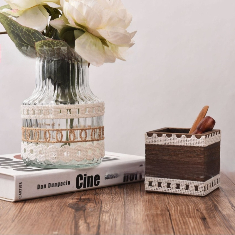 Naturaalsest linasest pastast klaaskeraamiline tass, dekoratiivne linane, liimiga lilleline, iselõikatav, ise kasutamiseks