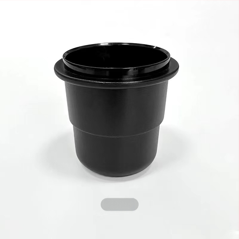 Itališko kavos aparato miltelių jungtis, vizualiai miltelių puodelis, plastikinis miltelių jungtis, apsaugantis nuo musių, 58 mm kavos pupelių svėrimo puodelis