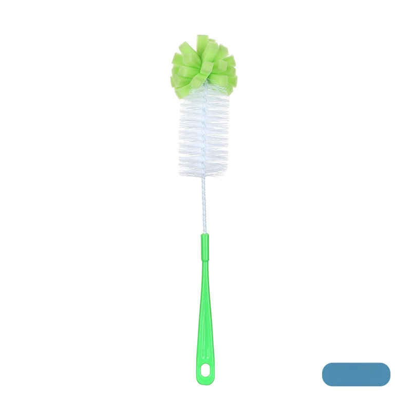 10 juanių parduotuvės polipropileno valymo šepetys, kurį galima pakabinti su kempine, puodelio šepetys ilga rankena puodų šepetys kasdieniams poreikiams didmeninės prekybos valymo šepetys