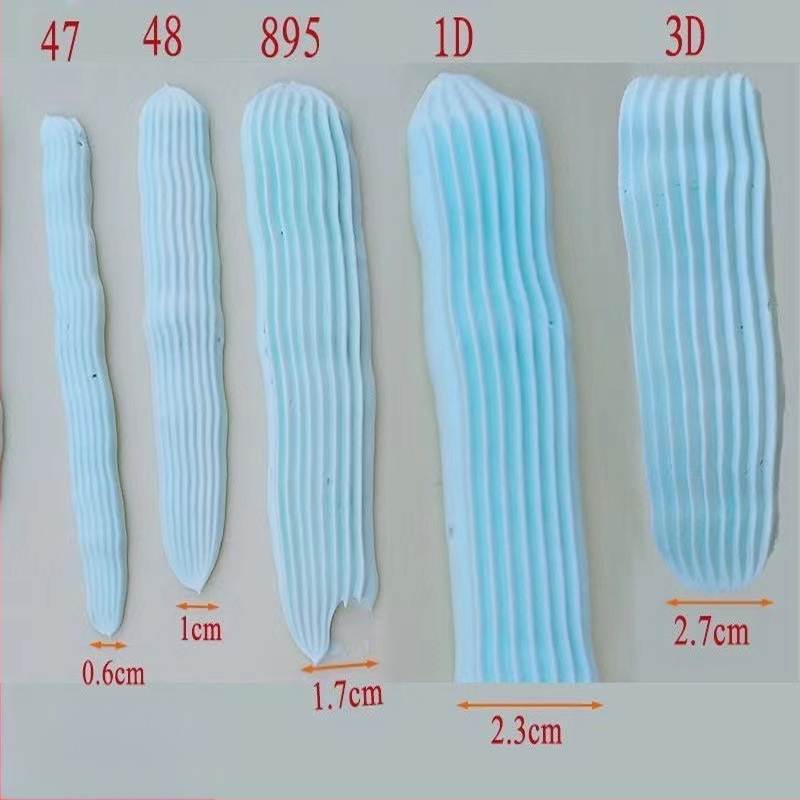 Gėlių krepšelių dekoravimo antgalių rinkinys, 5 dalys, dantyti valymo antgaliai, pinti turėklai, kreminio torto dekoravimo įrankiai, 304 nerūdijantis plienas, 5 vnt.