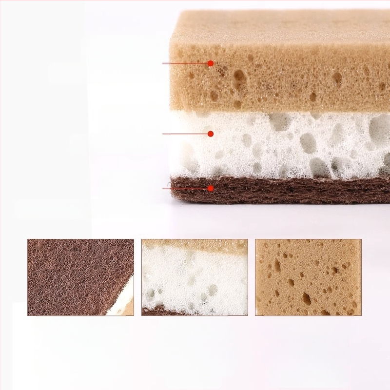 Háztartási mosogatókendő Kétoldalas mosogatókendő Tapadásmentes olajfertőtlenítő edénytisztító műtárgy mosogatószivacs súrolórongy