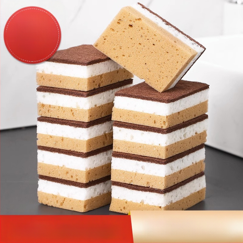 Háztartási mosogatókendő Kétoldalas mosogatókendő Tapadásmentes olajfertőtlenítő edénytisztító műtárgy mosogatószivacs súrolórongy