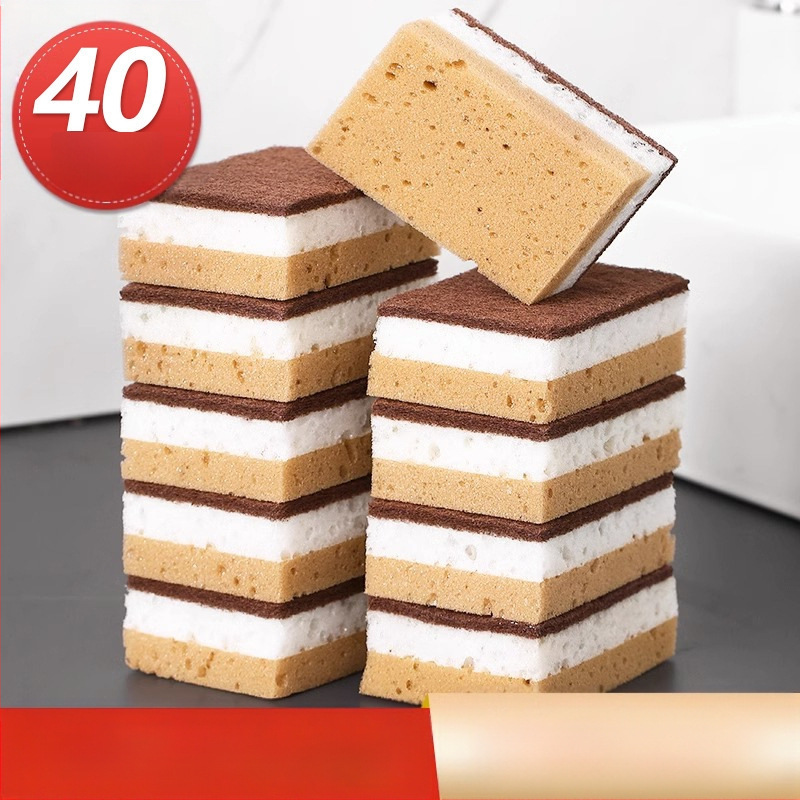 Háztartási mosogatókendő Kétoldalas mosogatókendő Tapadásmentes olajfertőtlenítő edénytisztító műtárgy mosogatószivacs súrolórongy