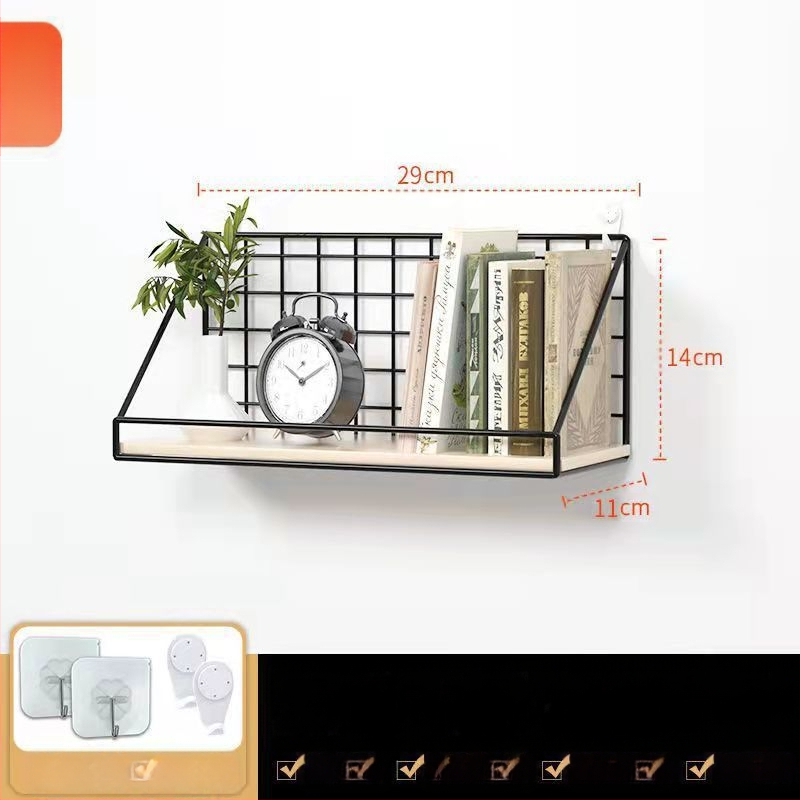 Skylių neturintis sieninis lovos lentynos bendrabučio sieninis pakabinamas krepšelių laikymo stovas, didmeninė prekyba