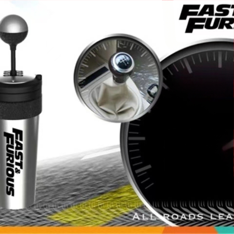 Autentne Kiired ja Vihased 9 kõrrega tass, Speed 9Logo pöörleva turbiiniga tass, parkimiskoht, funktsionaalne tass, popkorniraudämber