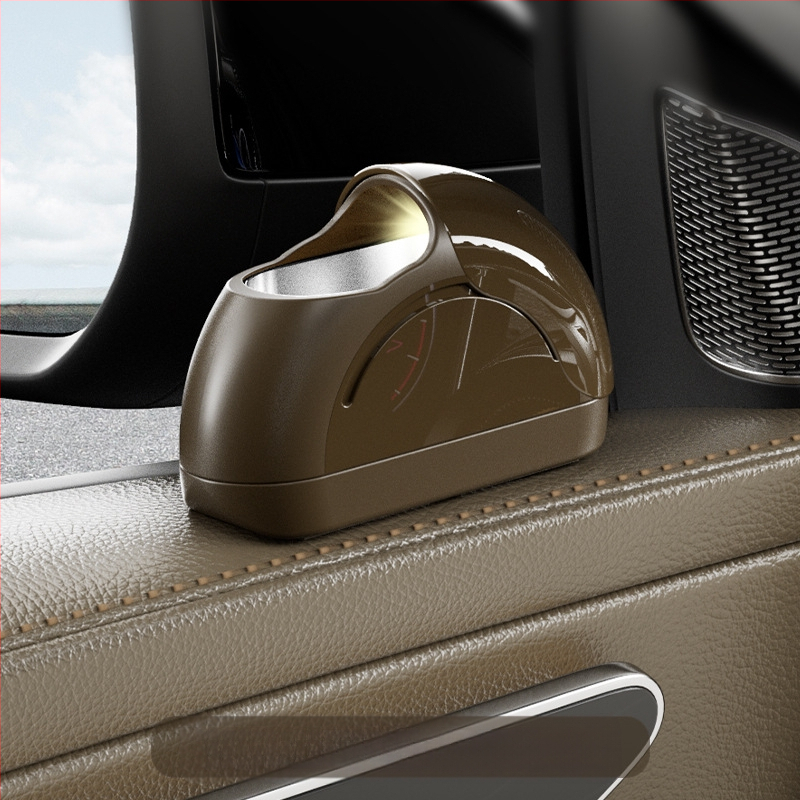 Nauja automobilio peleninė, automobilio peleninė, metalinis įdėklas, vieno paspaudimo dangtelio dangtelis, minkšta, lengva automobilio peleninė