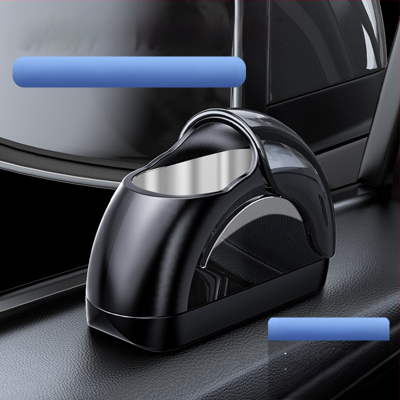 Nauja automobilio peleninė, automobilio peleninė, metalinis įdėklas, vieno paspaudimo dangtelio dangtelis, minkšta, lengva automobilio peleninė