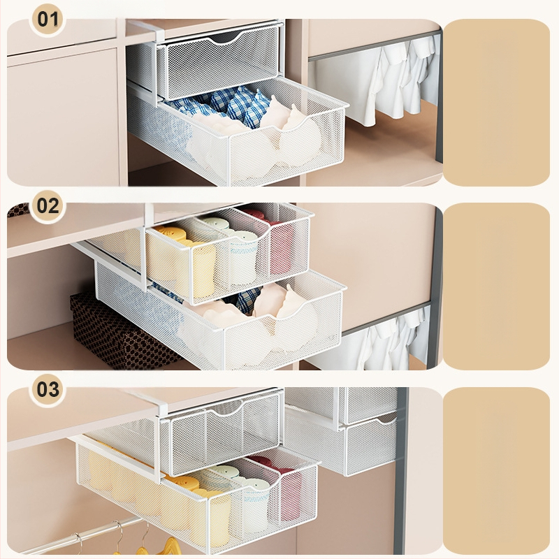 Stalčius Apatiniai Apatinių drabužių laikymo dėžė Pakabinamos Dvigubos pakabinamos kojinės Apdailos artefaktas Padalinta spinta Rūšiavimas Bendrabutis