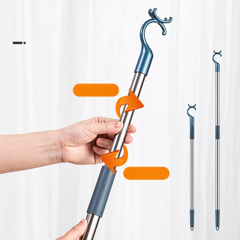 Rõdu roostevabast terasest riidekahvel sissetõmmatav riidevarras paksendatud paksendatud riidekahvel riidevarras pikendatud riidevarras hulgimüük