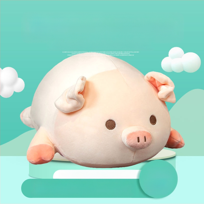 Kūrybinga miela kiaulės pagalvė animacinei kiaulei BOBO kiaulės lėlėi rožinė kiaulės lėlė pliušinis žaislas