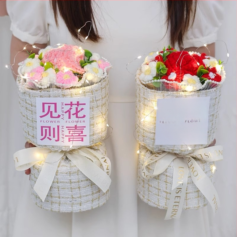 Kootud villast lillekimp õpetajapäevaks sõbrannale, parimale sõbrale ja klassikaaslasele lõpu-, sünnipäeva- ja Hiina valentinipäevakingiks