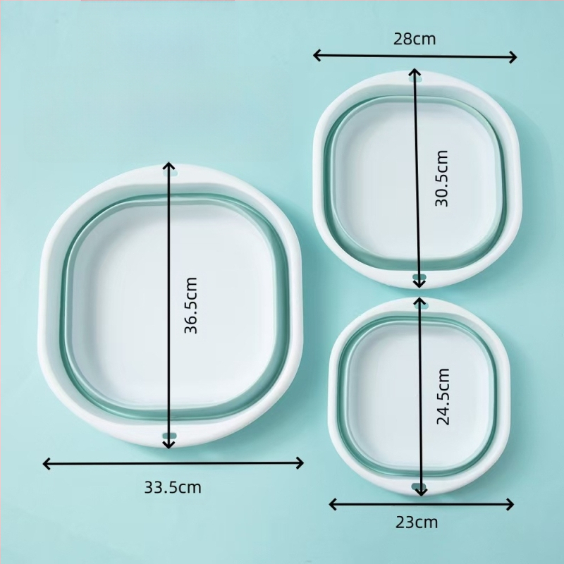 Kokkupandav kraanikauss ühiselamu kasutamiseks õpilase beebipesu näole kaasaskantav reisikompressioonveekauss majapidamiseks ristkülikukujuline