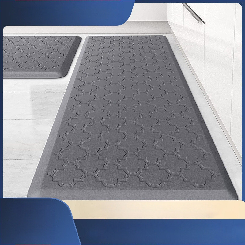 Covor de bucătărie transfrontalier Amazon din PVC gofrat, rezistent la ulei, impermeabil, covoraș de podea rezistent la murdărie, rezistent la uzură, fără ștergere