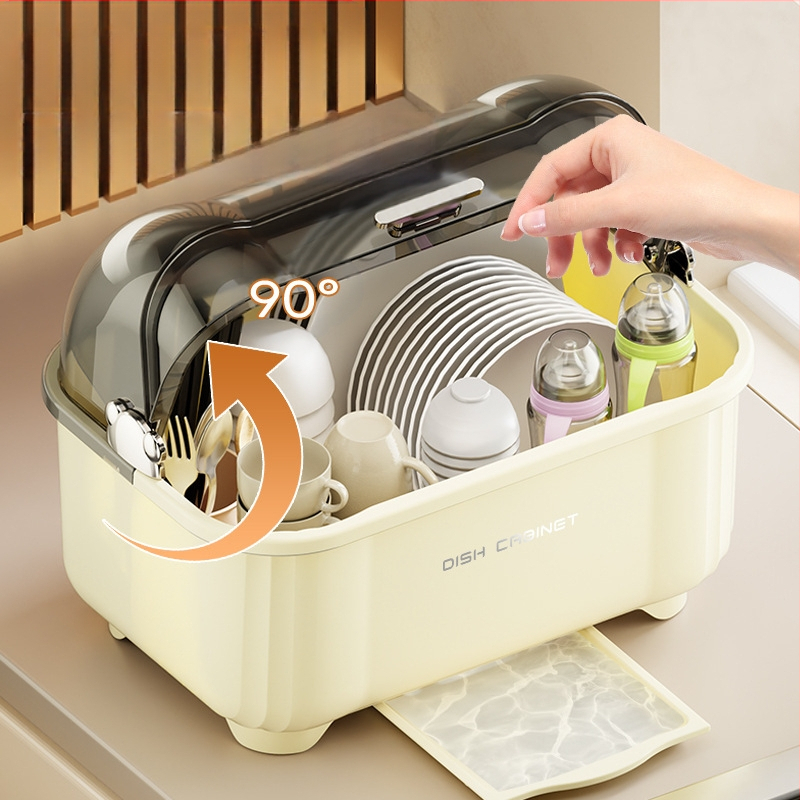 Dubenėlių ir lazdelių laikymo dėžutė Indų ir indų laikymo lentynėlė Virtuvės namų apyvokos daugiafunkcis džiovinimo stovas su dangčiu Spintelės laikymo dėžutė