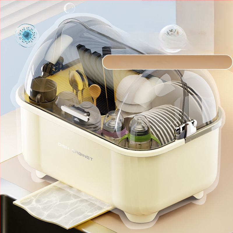 Dubenėlių ir lazdelių laikymo dėžutė Indų ir indų laikymo lentynėlė Virtuvės namų apyvokos daugiafunkcis džiovinimo stovas su dangčiu Spintelės laikymo dėžutė