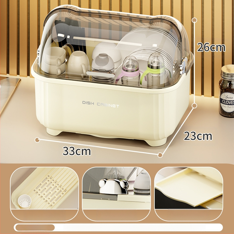 Dubenėlių ir lazdelių laikymo dėžutė Indų ir indų laikymo lentynėlė Virtuvės namų apyvokos daugiafunkcis džiovinimo stovas su dangčiu Spintelės laikymo dėžutė