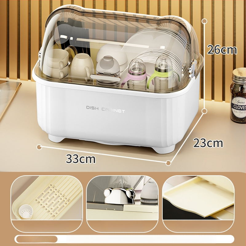 Dubenėlių ir lazdelių laikymo dėžutė Indų ir indų laikymo lentynėlė Virtuvės namų apyvokos daugiafunkcis džiovinimo stovas su dangčiu Spintelės laikymo dėžutė