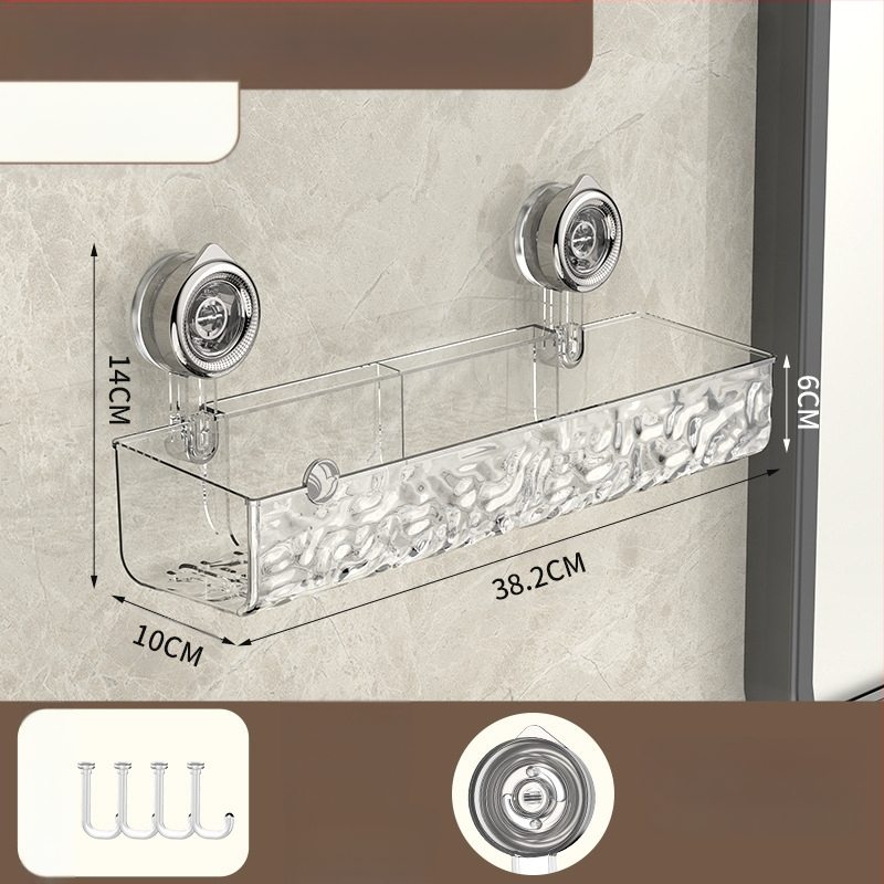 Majapidamises kasutatav kõrgekvaliteediline imemistüüpi hoiuriiul. Vaba lahtivõtmine ja jälgi mittejälgiv paigaldus. Köögi- ja tualettruumi hoiuriiul.