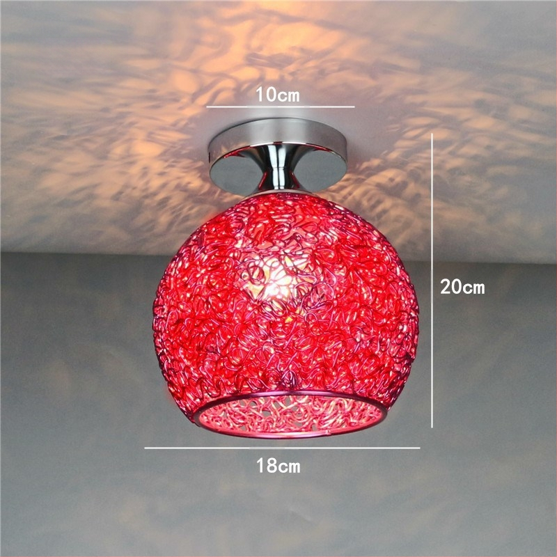 Moodne lihtne värviline LED-laelamp Skandinaavia stiilis magamistuba, lastetuba, rõdu, vahekäik, koridor, koduvalgustid